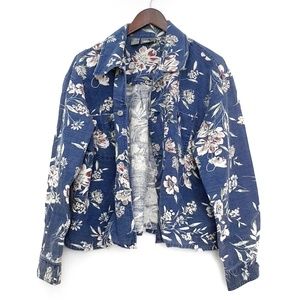 Vintage Liz Wear | Floral Denim Jacket